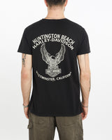 Harley, Davidson, California, Tee, The Real Deal, size medium, colour Black, newtown, sydney, australia, thrift store, opshop, preloved, secondhand, sustainable, retro, antique, 70s, 80s, 90s, 2000s, 00s, fashion, clothing, streetwear, trendy, garment, style, boutique, store, shop, archive, sale, cheap, best, top, T-Shirts