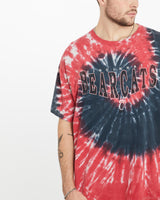 Vintage, 90s, NCAA, Cincinnati, Bearcats, Tie, Dye, Tee, The Real Deal, size extra large, colour Multicolour, newtown, sydney, australia, thrift store, opshop, preloved, secondhand, sustainable, retro, antique, 70s, 80s, 90s, 2000s, 00s, fashion, clothing, streetwear, trendy, garment, style, boutique, store, shop, archive, sale, cheap, best, top, T-Shirts