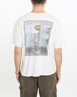 Vintage, NASCAR, Las, Vegas, Motor, Speedway, Racing, Tee, The Real Deal, size large, colour White, newtown, sydney, australia, thrift store, opshop, preloved, secondhand, sustainable, retro, antique, 70s, 80s, 90s, 2000s, 00s, fashion, clothing, streetwear, trendy, garment, style, boutique, store, shop, archive, sale, cheap, best, top, T-Shirts