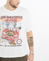 Vintage, NASCAR, Las, Vegas, Motor, Speedway, Racing, Tee, The Real Deal, size large, colour White, newtown, sydney, australia, thrift store, opshop, preloved, secondhand, sustainable, retro, antique, 70s, 80s, 90s, 2000s, 00s, fashion, clothing, streetwear, trendy, garment, style, boutique, store, shop, archive, sale, cheap, best, top, T-Shirts