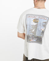 Vintage, NASCAR, Las, Vegas, Motor, Speedway, Racing, Tee, The Real Deal, size large, colour White, newtown, sydney, australia, thrift store, opshop, preloved, secondhand, sustainable, retro, antique, 70s, 80s, 90s, 2000s, 00s, fashion, clothing, streetwear, trendy, garment, style, boutique, store, shop, archive, sale, cheap, best, top, T-Shirts