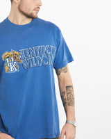 Vintage, 90s, NCAA, Kentucky, Wildcats, Tee, The Real Deal, size large, colour Blue, newtown, sydney, australia, thrift store, opshop, preloved, secondhand, sustainable, retro, antique, 70s, 80s, 90s, 2000s, 00s, fashion, clothing, streetwear, trendy, garment, style, boutique, store, shop, archive, sale, cheap, best, top, T-Shirts