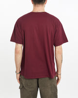 Vintage, Hard, Rock, Cafe, Denver, Tee, The Real Deal, size large, colour Burgundy, newtown, sydney, australia, thrift store, opshop, preloved, secondhand, sustainable, retro, antique, 70s, 80s, 90s, 2000s, 00s, fashion, clothing, streetwear, trendy, garment, style, boutique, store, shop, archive, sale, cheap, best, top, T-Shirts