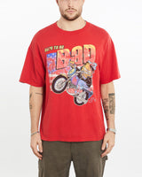 Vintage, Garfield, Tee, The Real Deal, size large, colour Red, newtown, sydney, australia, thrift store, opshop, preloved, secondhand, sustainable, retro, antique, 70s, 80s, 90s, 2000s, 00s, fashion, clothing, streetwear, trendy, garment, style, boutique, store, shop, archive, sale, cheap, best, top, T-Shirts