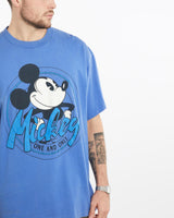 Vintage, 90s, Disney, Mickey, Mouse, Tee, The Real Deal, size large, colour Blue, newtown, sydney, australia, thrift store, opshop, preloved, secondhand, sustainable, retro, antique, 70s, 80s, 90s, 2000s, 00s, fashion, clothing, streetwear, trendy, garment, style, boutique, store, shop, archive, sale, cheap, best, top, T-Shirts