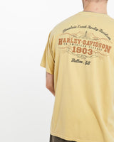 Vintage, Harley, Davidson, Tee, The Real Deal, size large, colour Beige, newtown, sydney, australia, thrift store, opshop, preloved, secondhand, sustainable, retro, antique, 70s, 80s, 90s, 2000s, 00s, fashion, clothing, streetwear, trendy, garment, style, boutique, store, shop, archive, sale, cheap, best, top, T-Shirts
