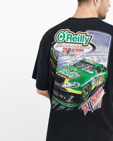 Vintage, O'Reilly, Racing, Tee, The Real Deal, size extra large, colour Black, newtown, sydney, australia, thrift store, opshop, preloved, secondhand, sustainable, retro, antique, 70s, 80s, 90s, 2000s, 00s, fashion, clothing, streetwear, trendy, garment, style, boutique, store, shop, archive, sale, cheap, best, top, T-Shirts