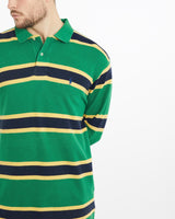 Vintage, 90s, Polo, Ralph, Lauren, Long, Sleeve, Polo, Shirt, The Real Deal, size large, colour Green, newtown, sydney, australia, thrift store, opshop, preloved, secondhand, sustainable, retro, antique, 70s, 80s, 90s, 2000s, 00s, fashion, clothing, streetwear, trendy, garment, style, boutique, store, shop, archive, sale, cheap, best, top, Shirts