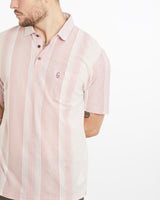 Vintage, 90s, Gianni, Valentino, Short, Sleeve, Polo, Shirt, The Real Deal, size medium, colour Pink, newtown, sydney, australia, thrift store, opshop, preloved, secondhand, sustainable, retro, antique, 70s, 80s, 90s, 2000s, 00s, fashion, clothing, streetwear, trendy, garment, style, boutique, store, shop, archive, sale, cheap, best, top, Shirts