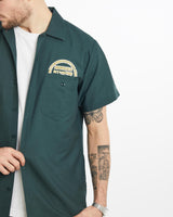 Vintage, Rat, Fink, Mechanic, Shirt, The Real Deal, size medium, colour Green, newtown, sydney, australia, thrift store, opshop, preloved, secondhand, sustainable, retro, antique, 70s, 80s, 90s, 2000s, 00s, fashion, clothing, streetwear, trendy, garment, style, boutique, store, shop, archive, sale, cheap, best, top, Shirts