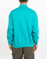 Vintage, 90s, Nike, Turtleneck, Sweatshirt, The Real Deal, size extra large, colour Aqua, newtown, sydney, australia, thrift store, opshop, preloved, secondhand, sustainable, retro, antique, 70s, 80s, 90s, 2000s, 00s, fashion, clothing, streetwear, trendy, garment, style, boutique, store, shop, archive, sale, cheap, best, top, Sweats and hoodies