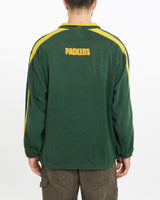 Vintage, NFL, Green, Bay, Packers, Quarter, Zip, Fleece, Sweatshirt, The Real Deal, size large, colour Green, newtown, sydney, australia, thrift store, opshop, preloved, secondhand, sustainable, retro, antique, 70s, 80s, 90s, 2000s, 00s, fashion, clothing, streetwear, trendy, garment, style, boutique, store, shop, archive, sale, cheap, best, top, Sweats and hoodies