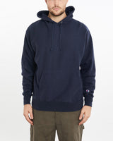 Vintage, Champion, Hooded, Sweatshirt, The Real Deal, size large, colour Navy, newtown, sydney, australia, thrift store, opshop, preloved, secondhand, sustainable, retro, antique, 70s, 80s, 90s, 2000s, 00s, fashion, clothing, streetwear, trendy, garment, style, boutique, store, shop, archive, sale, cheap, best, top, Sweats and hoodies