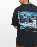 Vintage, NASCAR, Dale, Earnhardt, Racing, Tee, The Real Deal, size large, colour Black, newtown, sydney, australia, thrift store, opshop, preloved, secondhand, sustainable, retro, antique, 70s, 80s, 90s, 2000s, 00s, fashion, clothing, streetwear, trendy, garment, style, boutique, store, shop, archive, sale, cheap, best, top, T-Shirts