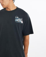 Vintage, NASCAR, Dale, Earnhardt, Racing, Tee, The Real Deal, size large, colour Black, newtown, sydney, australia, thrift store, opshop, preloved, secondhand, sustainable, retro, antique, 70s, 80s, 90s, 2000s, 00s, fashion, clothing, streetwear, trendy, garment, style, boutique, store, shop, archive, sale, cheap, best, top, T-Shirts