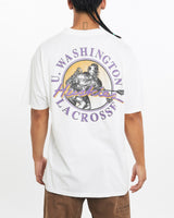 Vintage, 90s, University, of, Washington, Huskies, Tee, The Real Deal, size large, colour White, newtown, sydney, australia, thrift store, opshop, preloved, secondhand, sustainable, retro, antique, 70s, 80s, 90s, 2000s, 00s, fashion, clothing, streetwear, trendy, garment, style, boutique, store, shop, archive, sale, cheap, best, top, T-Shirts