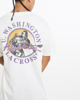 Vintage, 90s, University, of, Washington, Huskies, Tee, The Real Deal, size large, colour White, newtown, sydney, australia, thrift store, opshop, preloved, secondhand, sustainable, retro, antique, 70s, 80s, 90s, 2000s, 00s, fashion, clothing, streetwear, trendy, garment, style, boutique, store, shop, archive, sale, cheap, best, top, T-Shirts