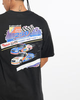 Vintage, 90s, Nashville, Speedway, Racing, Tee, The Real Deal, size large, colour Black, newtown, sydney, australia, thrift store, opshop, preloved, secondhand, sustainable, retro, antique, 70s, 80s, 90s, 2000s, 00s, fashion, clothing, streetwear, trendy, garment, style, boutique, store, shop, archive, sale, cheap, best, top, T-Shirts