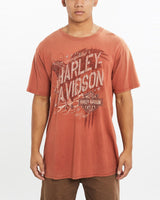 Vintage, Harley, Davidson, Tee, The Real Deal, size large, colour Orange, newtown, sydney, australia, thrift store, opshop, preloved, secondhand, sustainable, retro, antique, 70s, 80s, 90s, 2000s, 00s, fashion, clothing, streetwear, trendy, garment, style, boutique, store, shop, archive, sale, cheap, best, top, T-Shirts