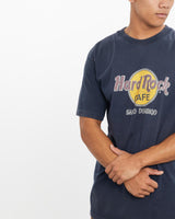 Vintage, 90s, Hard, Rock, Cafe, Santo, Domingo, Tee, The Real Deal, size large, colour Navy, newtown, sydney, australia, thrift store, opshop, preloved, secondhand, sustainable, retro, antique, 70s, 80s, 90s, 2000s, 00s, fashion, clothing, streetwear, trendy, garment, style, boutique, store, shop, archive, sale, cheap, best, top, T-Shirts