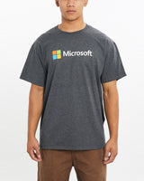 Microsoft, Tech, Tee, The Real Deal, size large, colour Grey, newtown, sydney, australia, thrift store, opshop, preloved, secondhand, sustainable, retro, antique, 70s, 80s, 90s, 2000s, 00s, fashion, clothing, streetwear, trendy, garment, style, boutique, store, shop, archive, sale, cheap, best, top, T-Shirts