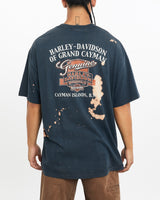 Vintage, Harley, Davidson, Cayman, Islands, Tee, The Real Deal, size extra large, colour Navy, newtown, sydney, australia, thrift store, opshop, preloved, secondhand, sustainable, retro, antique, 70s, 80s, 90s, 2000s, 00s, fashion, clothing, streetwear, trendy, garment, style, boutique, store, shop, archive, sale, cheap, best, top, T-Shirts