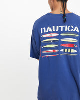 Vintage, Nautica, Surf, Tee, The Real Deal, size extra large, colour Blue, newtown, sydney, australia, thrift store, opshop, preloved, secondhand, sustainable, retro, antique, 70s, 80s, 90s, 2000s, 00s, fashion, clothing, streetwear, trendy, garment, style, boutique, store, shop, archive, sale, cheap, best, top, T-Shirts