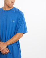 Vintage, Nike, Tee, The Real Deal, size double extra large, colour Blue, newtown, sydney, australia, thrift store, opshop, preloved, secondhand, sustainable, retro, antique, 70s, 80s, 90s, 2000s, 00s, fashion, clothing, streetwear, trendy, garment, style, boutique, store, shop, archive, sale, cheap, best, top, T-Shirts
