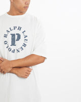 Vintage, 90s, Ralph, Lauren, Polo, Sport, Tall, Tee, The Real Deal, size extra large, colour White, newtown, sydney, australia, thrift store, opshop, preloved, secondhand, sustainable, retro, antique, 70s, 80s, 90s, 2000s, 00s, fashion, clothing, streetwear, trendy, garment, style, boutique, store, shop, archive, sale, cheap, best, top, T-Shirts