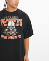 Vintage, 2002, Petrolia, Pirates, Playoffs, Football, Tee, The Real Deal, size extra large, colour Black, newtown, sydney, australia, thrift store, opshop, preloved, secondhand, sustainable, retro, antique, 70s, 80s, 90s, 2000s, 00s, fashion, clothing, streetwear, trendy, garment, style, boutique, store, shop, archive, sale, cheap, best, top, T-Shirts