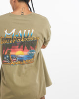 Vintage, Harley, Davidson, Maui, Tee, The Real Deal, size extra large, colour Beige, newtown, sydney, australia, thrift store, opshop, preloved, secondhand, sustainable, retro, antique, 70s, 80s, 90s, 2000s, 00s, fashion, clothing, streetwear, trendy, garment, style, boutique, store, shop, archive, sale, cheap, best, top, T-Shirts