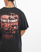 Vintage, NASCAR, Tony, Stewart, Racing, Tee, The Real Deal, size extra large, colour Black, newtown, sydney, australia, thrift store, opshop, preloved, secondhand, sustainable, retro, antique, 70s, 80s, 90s, 2000s, 00s, fashion, clothing, streetwear, trendy, garment, style, boutique, store, shop, archive, sale, cheap, best, top, T-Shirts