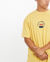 Vintage, 90s, Levi's, Tee, The Real Deal, size large, colour Yellow, newtown, sydney, australia, thrift store, opshop, preloved, secondhand, sustainable, retro, antique, 70s, 80s, 90s, 2000s, 00s, fashion, clothing, streetwear, trendy, garment, style, boutique, store, shop, archive, sale, cheap, best, top, T-Shirts