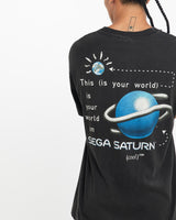 Vintage, Sega, Saturn, Tech, Tee, The Real Deal, size extra large, colour Black, newtown, sydney, australia, thrift store, opshop, preloved, secondhand, sustainable, retro, antique, 70s, 80s, 90s, 2000s, 00s, fashion, clothing, streetwear, trendy, garment, style, boutique, store, shop, archive, sale, cheap, best, top, T-Shirts
