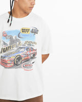 Vintage, Dover, Speedway, Racing, Tee, The Real Deal, size large, colour White, newtown, sydney, australia, thrift store, opshop, preloved, secondhand, sustainable, retro, antique, 70s, 80s, 90s, 2000s, 00s, fashion, clothing, streetwear, trendy, garment, style, boutique, store, shop, archive, sale, cheap, best, top, T-Shirts