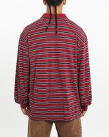 Vintage, Nautica, Long, Sleeve, Polo, Shirt, The Real Deal, size extra large, colour Red, newtown, sydney, australia, thrift store, opshop, preloved, secondhand, sustainable, retro, antique, 70s, 80s, 90s, 2000s, 00s, fashion, clothing, streetwear, trendy, garment, style, boutique, store, shop, archive, sale, cheap, best, top, Shirts