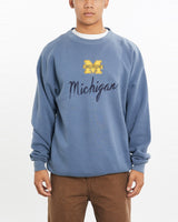 Vintage, 90s, Michigan, Sweatshirt, The Real Deal, size large, colour Blue, newtown, sydney, australia, thrift store, opshop, preloved, secondhand, sustainable, retro, antique, 70s, 80s, 90s, 2000s, 00s, fashion, clothing, streetwear, trendy, garment, style, boutique, store, shop, archive, sale, cheap, best, top, Sweats and hoodies