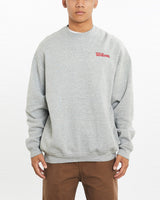 Vintage, 90s, Wilson, Sweatshirt, The Real Deal, size extra large, colour Grey, newtown, sydney, australia, thrift store, opshop, preloved, secondhand, sustainable, retro, antique, 70s, 80s, 90s, 2000s, 00s, fashion, clothing, streetwear, trendy, garment, style, boutique, store, shop, archive, sale, cheap, best, top, Sweats and hoodies