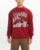 Vintage, 90s, NCAA, Alabama, Crimson, Tide, Sweatshirt, The Real Deal, size large, colour Red, newtown, sydney, australia, thrift store, opshop, preloved, secondhand, sustainable, retro, antique, 70s, 80s, 90s, 2000s, 00s, fashion, clothing, streetwear, trendy, garment, style, boutique, store, shop, archive, sale, cheap, best, top, Sweats and hoodies