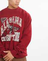 Vintage, 90s, NCAA, Alabama, Crimson, Tide, Sweatshirt, The Real Deal, size large, colour Red, newtown, sydney, australia, thrift store, opshop, preloved, secondhand, sustainable, retro, antique, 70s, 80s, 90s, 2000s, 00s, fashion, clothing, streetwear, trendy, garment, style, boutique, store, shop, archive, sale, cheap, best, top, Sweats and hoodies