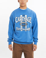 Vintage, 1999, Carthage, State, Champions, Sweatshirt, The Real Deal, size large, colour Blue, newtown, sydney, australia, thrift store, opshop, preloved, secondhand, sustainable, retro, antique, 70s, 80s, 90s, 2000s, 00s, fashion, clothing, streetwear, trendy, garment, style, boutique, store, shop, archive, sale, cheap, best, top, Sweats and hoodies