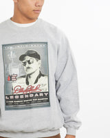 Vintage, NASCAR, Dale, Earnhardt, Racing, Sweatshirt, The Real Deal, size large, colour Grey, newtown, sydney, australia, thrift store, opshop, preloved, secondhand, sustainable, retro, antique, 70s, 80s, 90s, 2000s, 00s, fashion, clothing, streetwear, trendy, garment, style, boutique, store, shop, archive, sale, cheap, best, top, Sweats and hoodies