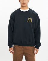 Vintage, McDonald's, Snoopy, Sweatshirt, The Real Deal, size large, colour Black, newtown, sydney, australia, thrift store, opshop, preloved, secondhand, sustainable, retro, antique, 70s, 80s, 90s, 2000s, 00s, fashion, clothing, streetwear, trendy, garment, style, boutique, store, shop, archive, sale, cheap, best, top, Sweats and hoodies