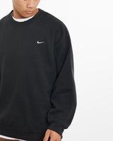 Vintage, 90s, Nike, Sweatshirt, The Real Deal, size large, colour Black, newtown, sydney, australia, thrift store, opshop, preloved, secondhand, sustainable, retro, antique, 70s, 80s, 90s, 2000s, 00s, fashion, clothing, streetwear, trendy, garment, style, boutique, store, shop, archive, sale, cheap, best, top, Sweats and hoodies