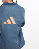 Vintage, 90s, Adidas, Jacket, The Real Deal, size large, colour Blue, newtown, sydney, australia, thrift store, opshop, preloved, secondhand, sustainable, retro, antique, 70s, 80s, 90s, 2000s, 00s, fashion, clothing, streetwear, trendy, garment, style, boutique, store, shop, archive, sale, cheap, best, top, Jackets