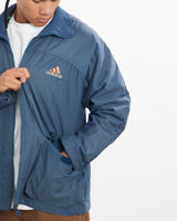 Vintage, 90s, Adidas, Jacket, The Real Deal, size large, colour Blue, newtown, sydney, australia, thrift store, opshop, preloved, secondhand, sustainable, retro, antique, 70s, 80s, 90s, 2000s, 00s, fashion, clothing, streetwear, trendy, garment, style, boutique, store, shop, archive, sale, cheap, best, top, Jackets