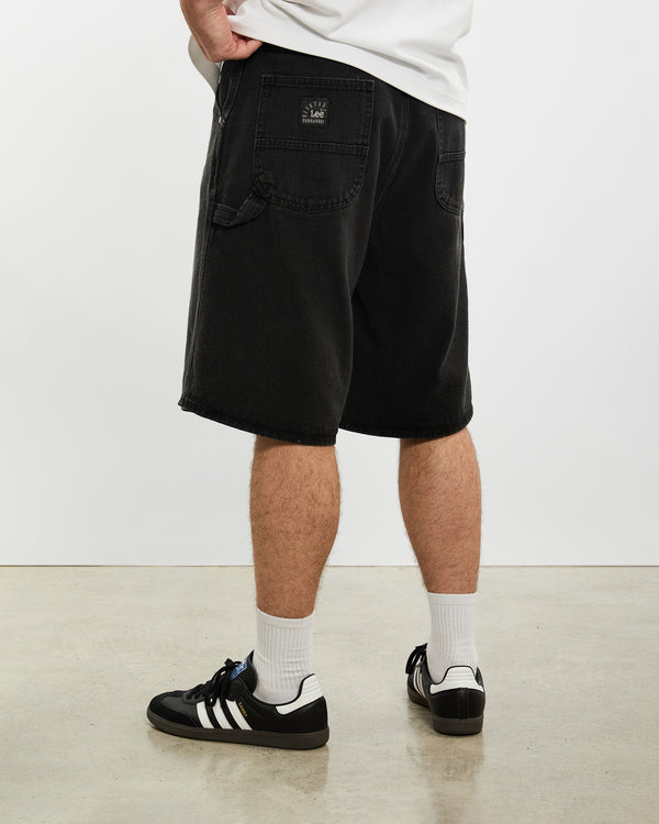 Vintage Lee Denim Carpenter Shorts <br>33" , The Real Deal , newtown, sydney, australia, thrift store, opshop, preloved, secondhand, sustainable, retro, antique, 70s, 80s, 90s, 2000s, 00s, fashion, clothing, streetwear, trendy, garment, style, boutique, store, shop, archive, sale, cheap, best, top