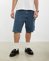 Vintage Wrangler Denim Carpenter Shorts <br>34" , The Real Deal , newtown, sydney, australia, thrift store, opshop, preloved, secondhand, sustainable, retro, antique, 70s, 80s, 90s, 2000s, 00s, fashion, clothing, streetwear, trendy, garment, style, boutique, store, shop, archive, sale, cheap, best, top