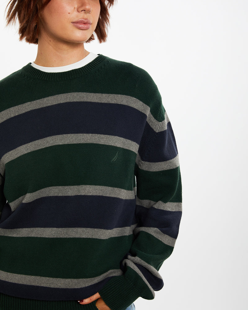 Vintage Nautica Knit <br>M , The Real Deal , newtown, sydney, australia, thrift store, opshop, preloved, secondhand, sustainable, retro, antique, 70s, 80s, 90s, 2000s, 00s, fashion, clothing, streetwear, trendy, garment, style, boutique, store, shop, archive, sale, cheap, best, top