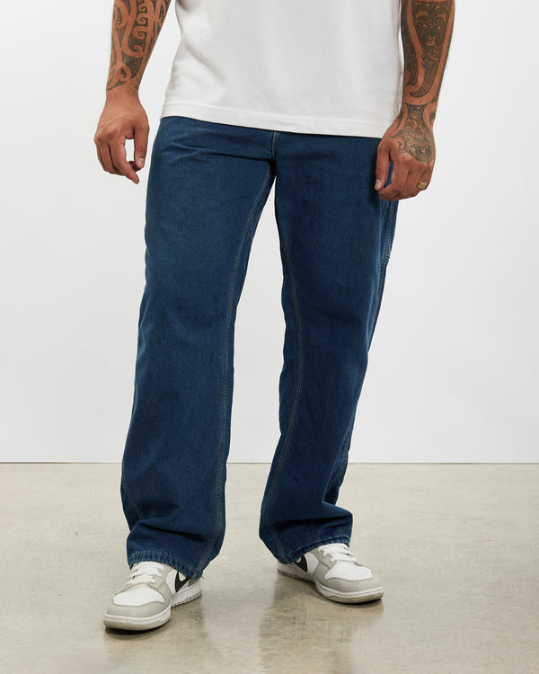 Vintage Carhartt 'Flannel Lined' Denim Carpenter Pants <br>36"